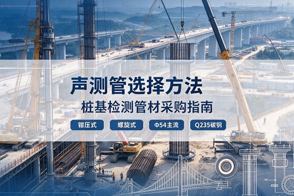 青河声测管选型标准