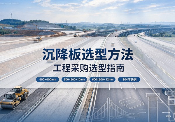 青河沉降板选择方法